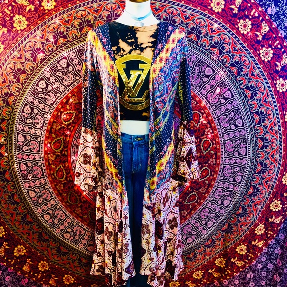 Umgee Other - BOHO FLORAL MIX KIMONO/ DUSTER